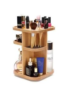 Porte-cosmétiques en bois multi-compartiments |   Artisanat de qualité supérieure |   Prix de gros - Product Image 2