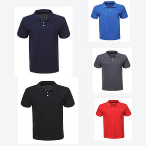 Summer New Men's Solid Color Golf Polo Shirts Print Fashion Short Sleeve Shirts - Product Image 6