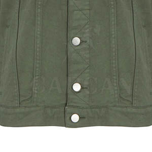 Vestes en jean décontractées pour femmes tendance avec manches longues Lavage léger Logo personnalisé Doublure en laine respirante Toutes les couleurs disponibles - Product Image 5