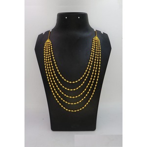 Conjunto de Joyería con Collar y Aretes, Chapado en Oro, Aleación Pura de Alta Calidad, Estilo Dubái, para Mujeres y Niñas - Product Image 3