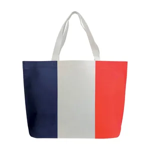 Borse Shopper Personalizzate TNT Tricolore con Soffietto, Borse Promozionali Personalizzabili - Product Image 4