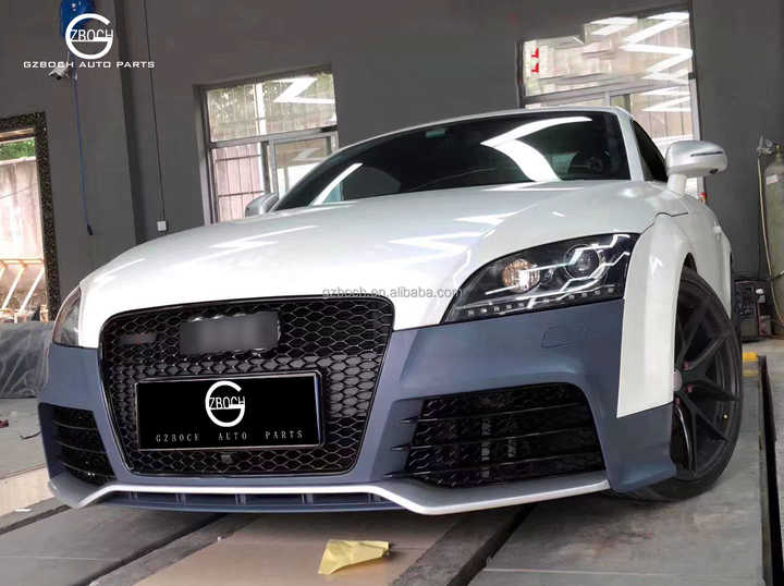 TTRS body parts For 2008 2014 Audi TT MK2 to TTRS car accessories Front car bumper