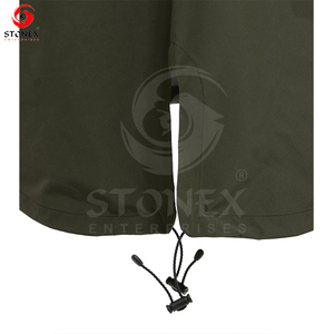 Veste parka légère en toile de coton 100% pour hommes à capuche imperméable pliable support hiver haute rue pour une utilisation extérieure active - Product Image 5