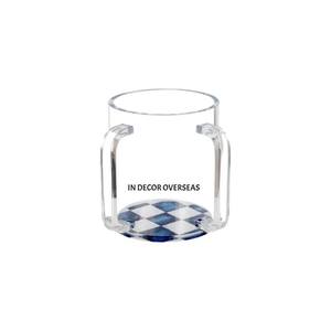 Nouvellement Arrivée Haute En Demande Transparent Verre Clair Fait Verres Tasse Avec Des Poignées En Métal Enduit De Poudre De Couleur Noire De Inde - Product Image 3