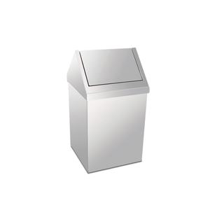 <b>Stainless</b> <b>Steel</b> Open Top Trash Can 11L for Home <b>Kitchen</b> Office Bathroom & Outdoor Use - Product Image 2