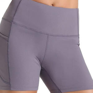 Shorts Deportivos Casuales para Mujer, Manga Corta, Espalda en Forma de V, Transpirables, para Gimnasio, Correr, Fitness, Yoga, Tenis, Ejercicio, Estilo Biker, Fluidos - Product Image 2