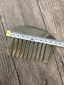 Peine de pelo de cuerno de búfalo Natural de alta calidad 100% ecológico hecho a mano producto de artesanía Natural 100% - Product Image 4