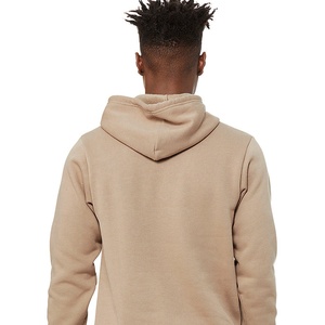 Sweat à capuche pour homme OEM, couleur nude, personnalisable, 2025, lavable, haute qualité, 320g, 100% coton molletonné, écologique, séchage rapide - Product Image 3