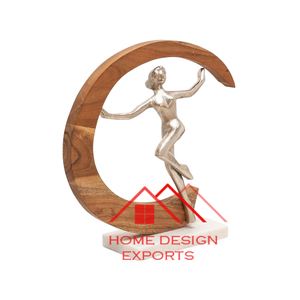 Escultura decorativa de mármol de mesa para decoración de escritorio de oficina, escultura de granito de forma redonda, tono de mármol Natural - Product Image 2