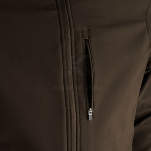 Chaqueta de Invierno Softshell para Hombre, Cuello Alto, Logotipo Frontal, Transpirable, Ecológica, Ligera, Resistente al Viento, para Viajes al Aire Libre, Ajuste Cómodo - Product Image 4