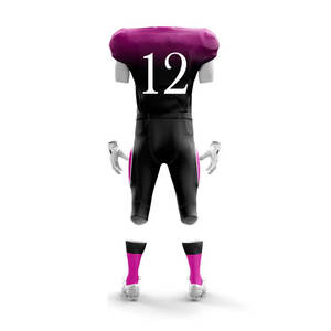 ชุดยูนิฟอร์มอเมริกันฟุตบอลแบบกำหนดเอง ชุดเต็ม เสื้อ กางเกง ดีไซน์แบบซับลิเมชั่น ผ้าระบายอากาศ ผลิตโดยโรงงานโดยตรง รับผลิตแบบ OEM ODM - Product Image 6