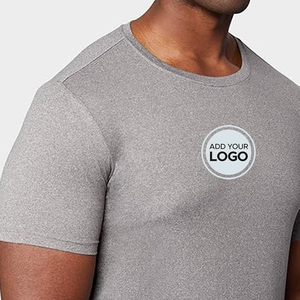 T-shirts Performance chemise de golf à manches courtes évacuation de l'humidité athlétique décontracté col rond hommes Cool classique t-shirt - Product Image 1