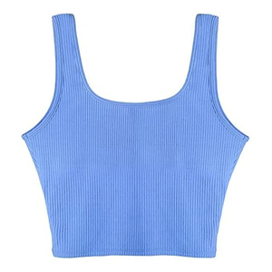 Soft Camisole Rib-<b>knit</b> Sleeveless Elastic <b>tank</b> <b>Tops</b> with Sleeves for <b>Women</b> Feminine Crop <b>Tops</b> Sexy Linge Ristreet Wear Camisoles - Product Image 4