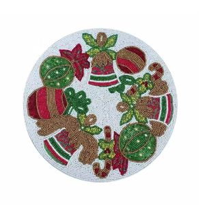 Hot Sale Hand-Beaded Embroidered Tablecloth and Table Runner for Wedding Handmade Beaded Table Runner <b>Bar</b> Decoration Home - Product Image 1