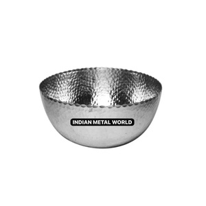 Plato para servir de Chocolate con diseño martillado hecho a mano Vintage, vajilla para fiestas de boda, estilo moderno, dulces, cuenco pulido - Product Image 1