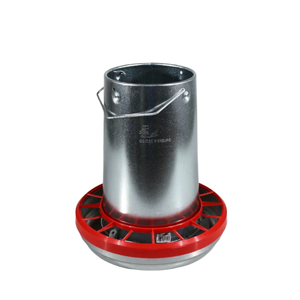 Tolvas personalizadas OEM hechas de chapa galvanizada o plástico de alta calidad. Uso avícola. Su marca o logotipo en el producto - Product Image 1