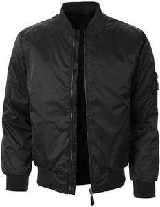 Chaqueta Bomber de Manga Larga para Hombre, Personalizada, de Alta Calidad, con Cuello Alto, Estilo Urbano, Reversible, Resistente al Viento, Venta al Por Mayor - Product Image 1