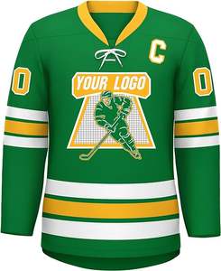 Niños hombres portero a granel hecho a medida equipo de práctica simple conjunto reversible malla hockey sobre hielo jerseys sublimados - Product Image 1