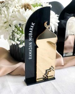 Decoración Acrílica Art Deco para el Hogar de Ramadán, Adorno Artesanal Espiritual para Mesa, Regalo Festivo para Sala de Estar u Oficina - Product Image 1