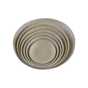 Assiettes de restauration jetables en feuille de palmier biodégradables de haute qualité assiettes de service écologiques pour les fêtes de service de nourriture mariages - Product Image 4