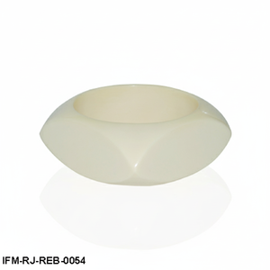 Brazalete Moderno de Resina Geométrica, Brazalete Grueso Abstracto, Joyería de Moda Contemporánea para Mujer - Product Image 4