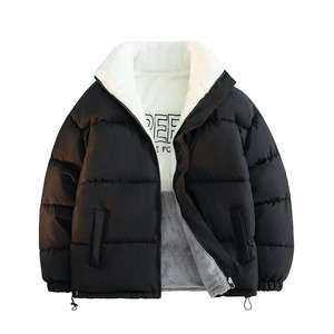 Hot Selling Wholesale Men's Winter Hooded <b>Canvas</b> Puffer Jacket Breathable Waterproof Customizable Front Logo High Quality OEM - Product Image 5