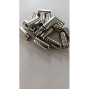 Manchon en acier inoxydable avec filetage, diamètre extérieur 9 mm, diamètre intérieur 6 mm, pour joint de câble de scie à fil diamanté - Product Image 1