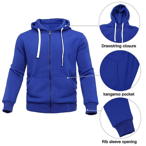 Fabricación de fábrica, diseño personalizado, alta calidad, cómodo, ajuste Regular, invierno, con capucha, 100% algodón, forro polar ecológico - Product Image 4