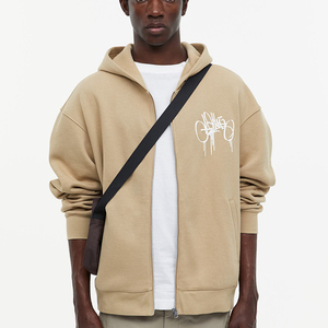 Sudadera con Capucha de Moda Urbana para Hombre, Diseño Estampado, Suave y Cómoda, Corte Holgado, 100% Algodón, Impresión Digital - Product Image 6