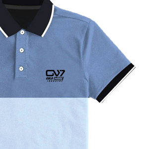 Polo Slim Fit de haute qualité pour hommes Matériau en spandex en coton doux avec étiquette personnalisée OEM Services de marque privée - Product Image 6