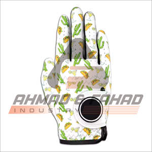 Gants de golf en cuir Cabretta Premium Pro Players Respirants et confortables avec poignées en cuir véritable pour le sport - Product Image 4