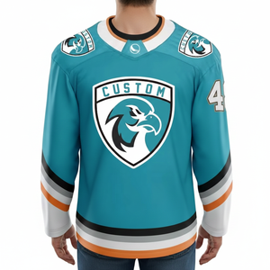 Camisetas de Hockey sobre Patines en Línea Personalizables OEM 2026, Impresión por Transferencia de Calor, Impermeables, 100% Poliéster, Alta Calidad, Deportivas - Product Image 3