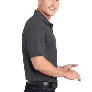 100% polyester vente en gros conception personnalisée sublimation imprimé hommes polo à manches courtes gris - Product Image 6