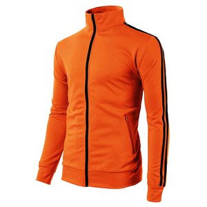 Nuevo producto Chaqueta transpirable con cuello levantado y cremallera frontal de LICRA y poliéster a prueba de viento para hombres, chaquetas para hombres - Product Image 5