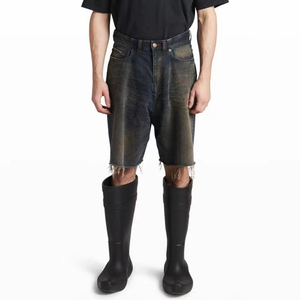 Premium Quality Latest Design 100% <b>Denim</b> <b>Cargo</b> <b>Short</b> Wholesale Customized Color Size Style - Product Image 4