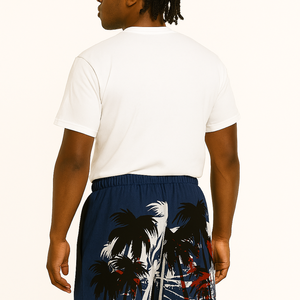 Pantalones cortos de malla sublimada Premium para hombre 100% poliéster, transpirables, de secado rápido, ajuste personalizado para ropa de calle y moda informal - Product Image 3