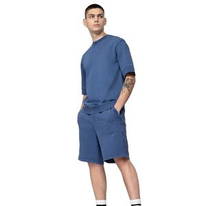 Short de course de fitness à séchage rapide pour hommes, logo personnalisé, polyester, sérigraphie écologique à motifs solides avec poches - Product Image 2