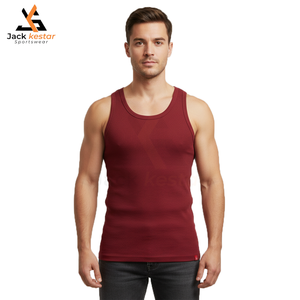 Camiseta Deportiva sin Mangas para Hombre, Informal, de Punto, Transpirable, 100% Algodón, para Entrenamientos - Product Image 1