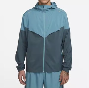 Veste coupe-vent de sport d'hiver imperméable de haute qualité avec capuche, col montant, fermeture éclair, style streetwear - Product Image 1