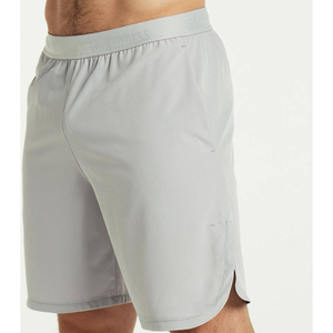 Ropa informal estilo hip hop para hombre, pantalones cortos de algodón con bordado personalizado, cintura elástica transpirable, patrón sólido, estilo urbano - Product Image 2