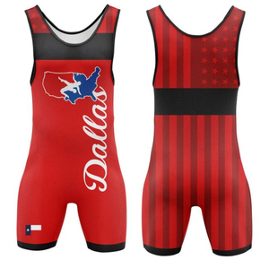 Venta al por mayor traje de Lucha Libre Profesional sublimado completo camiseta de lucha libre personalizada - Product Image 6