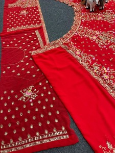 Ropa de fiesta étnica india tradicional Lehenga Choli azul estilo Vintage para mujer para festivales y bodas para verano e invierno - Product Image 2