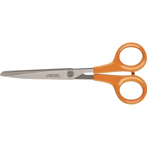 FISKARS กรรไกรครัวอเนกประสงค์เหล็กขนาด 170 มม. พร้อมใบมีดสแตนเลสและด้ามจับพลาสติกขนาด 60 มม. - Product Image 1