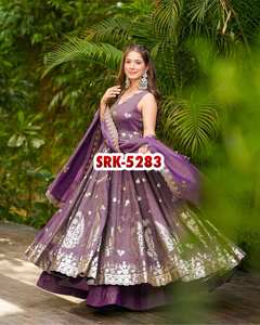 ชุดสلوارกะมีซผ้าไหมเนื้อกรุบกรอบ คอลเลคชั่นดีไซเนอร์ใหม่ ตัดเย็บสำเร็จพร้อมสวมใส่ งานปักสำหรับงานปาร์ตี้ ผ้าไมโครคอตตอนเนื้อหนา - Product Image 1