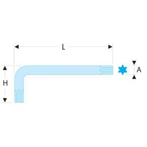 ประแจหกเหลี่ยมแบบยาว Facom - Product Image 2