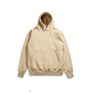 Sweats à capuche décontractés unisexes couleur unie hiver coton lourd pour hommes - Product Image 3