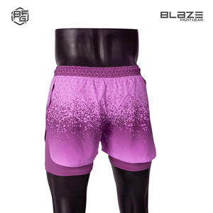 2025 pantalones cortos de entrenamiento MMA para hombre Jymwear Jogging con logotipo personalizado sublimación impresa antiarrugas y decoración de patrones - Product Image 3