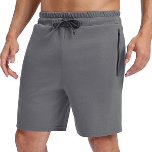 <b>Mens</b> Cotton <b>Shorts</b> with Zipper Pockets Lightweight and Soft Casual Wear for <b>Lounge</b>, Sleep, Workout - Product Image 1