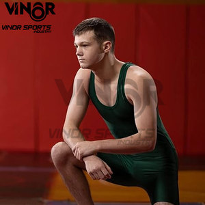 Dernier design Singlet de lutte à séchage rapide pour hommes Singlet de lutte confortable Singlet de lutte Oem Branding Prix de gros - Product Image 5