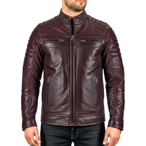 Modern fit lambskin biker <b>jacket</b> luxurious leather crafted for everyday urban wear - Product Image 4